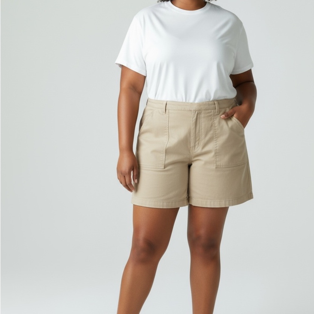 Abound  size 20 NWT Women's Tan Shorts khaki color